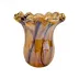 Onda Glass Tortoiseshell Tulip Vase Small