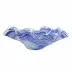 Onda Glass Cobalt Large Bowl 15"L, 9"W, 5"H
