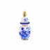 Ornaments Figural Ginger Jar with Flowers Ornament Large