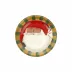 Old St. Nick Multicultural Round Salad Plate - Red Hat 8.5"D