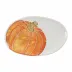 Pumpkins Small Oval Platter w/ Pumpkin 11.75"L, 8.5"W