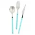 Pastello Aqua Three-Piece Place Setting