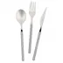 Pastello Gray Three-Piece Place Setting