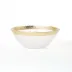 Rufolo Glass Gold Organic Small Bowl 6.25"D, 2.5"H