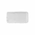 Incanto Stone White Ruffle Rectangular Tray 12.75"L, 6.75"W