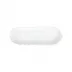 Incanto Stone White Ruffle Oval Tray