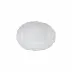 Incanto Stone White Lace Small Oval Bowl 10"L, 7.75"W, 2.25"H