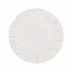Bari White European Dinner Plate 10"D
