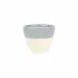 Viva Garden Light Gray Reactive Cachepot Small 5.5"D, 4.5"H