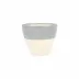 Viva Garden Light Gray Reactive Cachepot Medium 7"D, 6.25"H