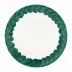 Lisbon Green Brushstroke Round Platter 13"D