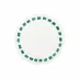 Lisbon Green Stitch Salad Plate 9"D