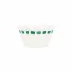 Lisbon Green Stitch Cereal Bowl 5.75"D, 3"H