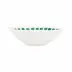 Lisbon Green Stitch Serving Bowl 11"D, 3.25"H