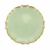 Baroque Glass Pistachio Dinner Plate 10.5"D