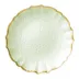 Baroque Glass Pistachio Service Plate/Charger 13"D