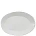Lastra Light Gray Oval Platter 18.5"L, 12.5"W