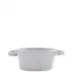 Lastra Light Gray Small Handled Bowl 5"D, 2.5"H
