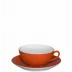 Colors Tea Cup & Saucer Red