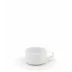 Silk Road White Coffee Cup & Saucer 13 Cl