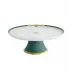 Emerald Large Footed Cake Plate