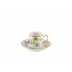 Paco Real Coffee Cup And Saucer Flowers