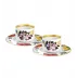 Christian Lacroix Primavera Set 2 Coffee Cups & Saucers