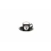 Christian Lacroix Herbariae Coffee Cup And Saucer Black