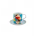 Futurismo Tea Cup And Saucer