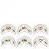 Christmas Magic Set 6 Salad Dishes