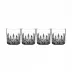 Connoisseur Lismore Straight Tumbler 7 oz Set of 4