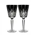 Lismore Black Goblet 10 oz Set of 2