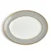 Renaissance Grey Oval Platter 35.7cm 14in
