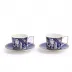 Renaissance Gold Accents Renaissance Gold Teacup Saucer 250ml 8.45oz Set of 2