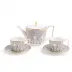 Renaissance Grey Accents Renaissance Grey Teapot 1.1L Tcup Scr Set of 2