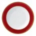 Renaissance Red Rim Soup Plate 22.8cm 8.9in
