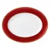 Renaissance Red Oval Platter 35.7cm 14in