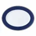 Hibiscus Oval Platter 35.7cm 14in Blue