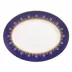 Anthemion Blue Oval Platter 35.7cm 14in