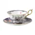 Wonderlust Midnight Crane Teacup & Saucer 150ml 5floz