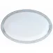 Arcades Grey/Shiny Platinum  Oval Platter