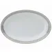 Arcades Grey/Matte Gold Oval Platter