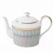 Arcades Grey/Matte Gold Round Tea Pot