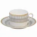 Arcades Grey/Matte Gold Tea Saucer