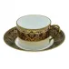 Matignon Black/Gold Teacup And Saucer 15 Cm 14 Cl (Special Order)