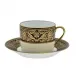 Matignon Black/Gold Cappuccino Cup & Saucer 16.9 Cm 30 Cl (Special Order)