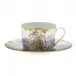 Zuber Le Bresil Mix/Gold Cappuccino Cup & Saucer 16.9 Cm 30 Cl