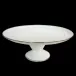 Orsay White/Gold Footed Cake Platter 31.5 Cm
