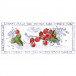Oiseau Bleu Fruits Oblong Serving Tray 14 3/16 x 6 1/8"