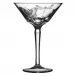 Springtime Clear Martini Glass